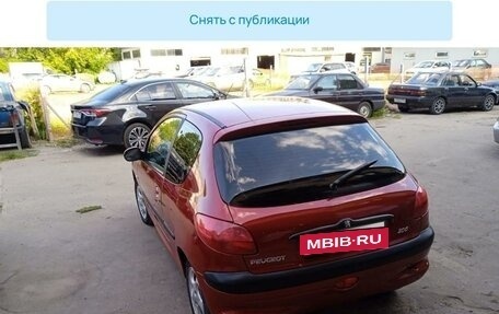 Peugeot 206, 2002 год, 349 000 рублей, 3 фотография