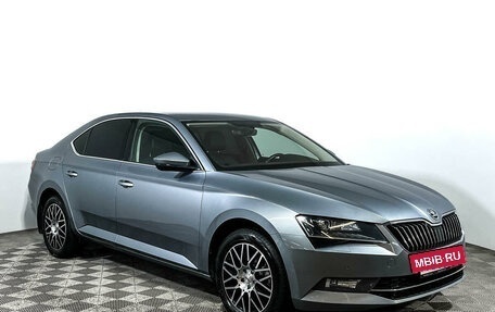 Skoda Superb III рестайлинг, 2017 год, 2 098 000 рублей, 3 фотография