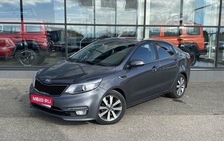 KIA Rio III рестайлинг, 2016 год, 1 355 000 рублей, 1 фотография