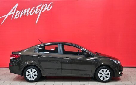 KIA Rio III рестайлинг, 2016 год, 1 045 000 рублей, 6 фотография