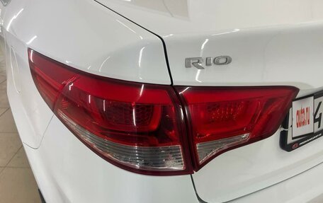 KIA Rio III рестайлинг, 2017 год, 1 345 000 рублей, 35 фотография