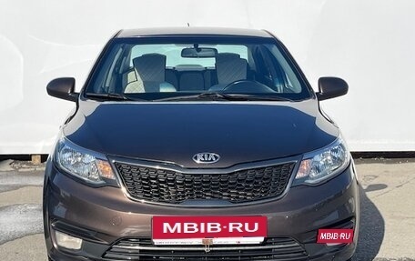 KIA Rio III рестайлинг, 2015 год, 995 000 рублей, 2 фотография