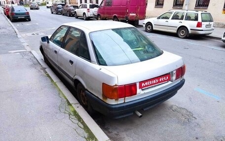 Audi 80, 1990 год, 135 000 рублей, 4 фотография