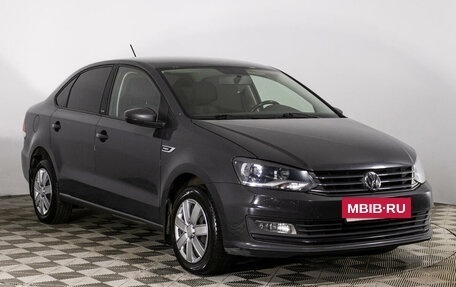 Volkswagen Polo VI (EU Market), 2016 год, 1 249 000 рублей, 3 фотография