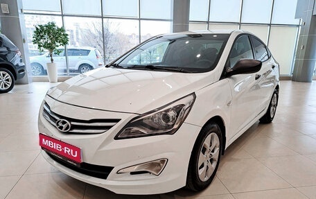 Hyundai Solaris II рестайлинг, 2014 год, 1 107 000 рублей, 1 фотография