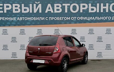 Renault Sandero I, 2012 год, 625 000 рублей, 6 фотография