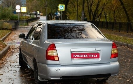 Hyundai Accent II, 2004 год, 415 000 рублей, 6 фотография