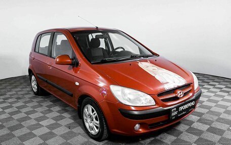 Hyundai Getz I рестайлинг, 2007 год, 555 000 рублей, 3 фотография