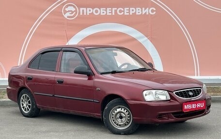 Hyundai Accent II, 2005 год, 370 000 рублей, 1 фотография