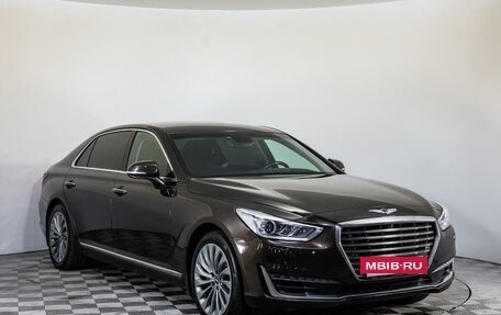 Genesis G90 I рестайлинг, 2016 год, 2 259 000 рублей, 3 фотография