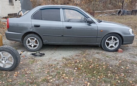 Hyundai Accent II, 2004 год, 395 000 рублей, 11 фотография