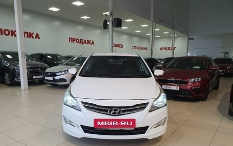 Hyundai Solaris II рестайлинг, 2014 год, 940 000 рублей, 2 фотография