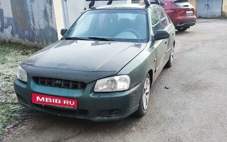 Hyundai Accent II, 2002 год, 161 000 рублей, 2 фотография