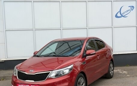 KIA Rio III рестайлинг, 2016 год, 1 225 000 рублей, 2 фотография