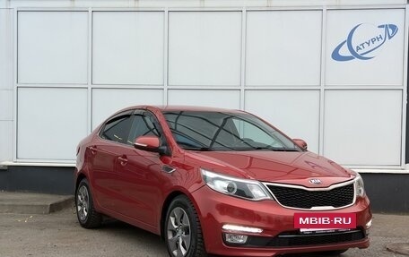 KIA Rio III рестайлинг, 2016 год, 1 225 000 рублей, 4 фотография