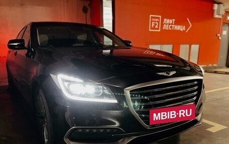 Genesis G80 I, 2018 год, 2 590 000 рублей, 21 фотография