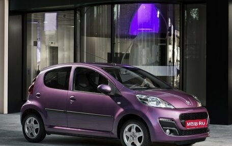 Peugeot 107 I рестайлинг, 2012 год, 397 000 рублей, 1 фотография