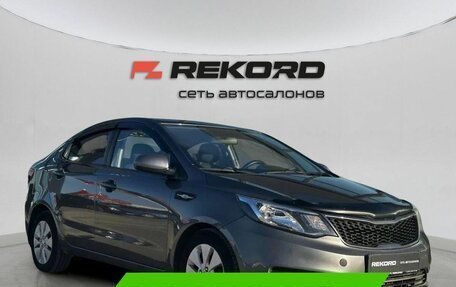 KIA Rio III рестайлинг, 2016 год, 1 199 000 рублей, 1 фотография