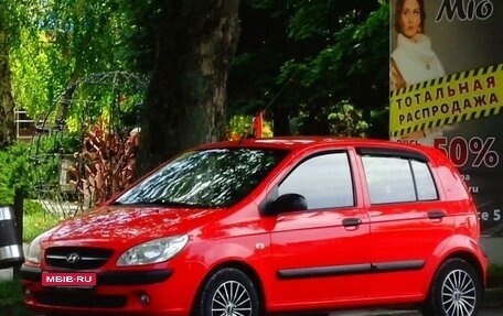 Hyundai Getz I рестайлинг, 2008 год, 480 000 рублей, 1 фотография