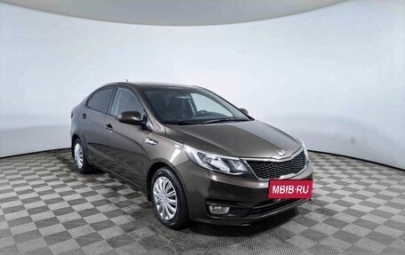 KIA Rio III рестайлинг, 2015 год, 938 500 рублей, 3 фотография