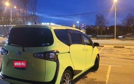 Toyota Sienta II, 2019 год, 1 624 000 рублей, 9 фотография