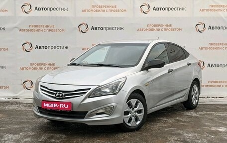 Hyundai Solaris II рестайлинг, 2014 год, 890 000 рублей, 1 фотография