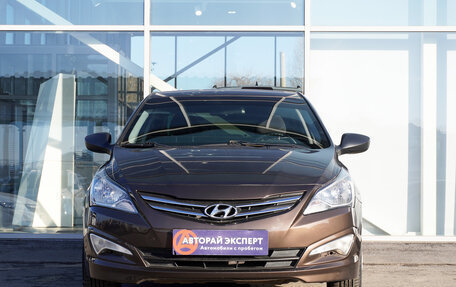 Hyundai Solaris II рестайлинг, 2014 год, 1 036 000 рублей, 2 фотография