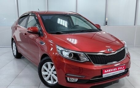 KIA Rio III рестайлинг, 2016 год, 1 222 000 рублей, 1 фотография