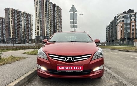 Hyundai Solaris II рестайлинг, 2015 год, 1 550 000 рублей, 1 фотография