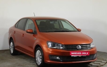 Volkswagen Polo VI (EU Market), 2016 год, 1 099 000 рублей, 3 фотография