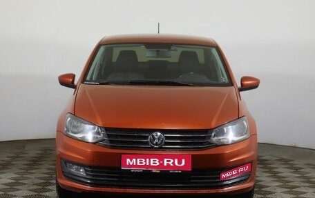 Volkswagen Polo VI (EU Market), 2016 год, 1 099 000 рублей, 2 фотография