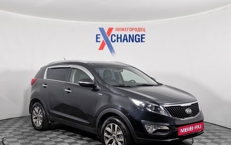 KIA Sportage III, 2014 год, 1 237 000 рублей, 2 фотография