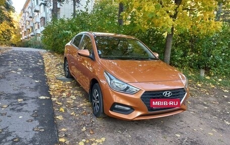 Hyundai Solaris II рестайлинг, 2017 год, 1 200 000 рублей, 20 фотография