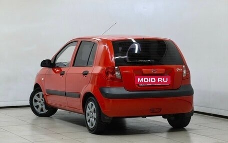 Hyundai Getz I рестайлинг, 2007 год, 478 000 рублей, 2 фотография