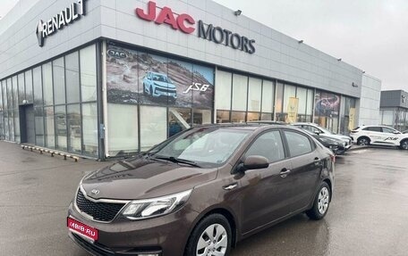 KIA Rio III рестайлинг, 2016 год, 1 099 000 рублей, 1 фотография