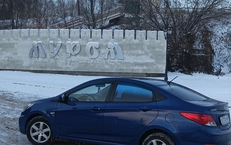 Hyundai Solaris II рестайлинг, 2011 год, 650 000 рублей, 7 фотография