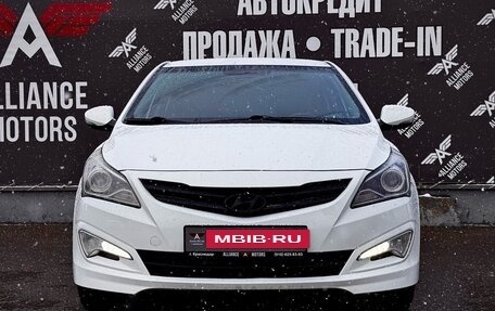 Hyundai Solaris II рестайлинг, 2014 год, 1 100 000 рублей, 2 фотография