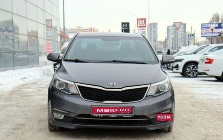 KIA Rio III рестайлинг, 2015 год, 999 000 рублей, 2 фотография