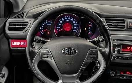 KIA Rio III рестайлинг, 2016 год, 1 100 000 рублей, 22 фотография