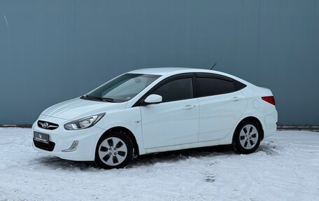 Hyundai Solaris II рестайлинг, 2011 год, 745 000 рублей, 1 фотография