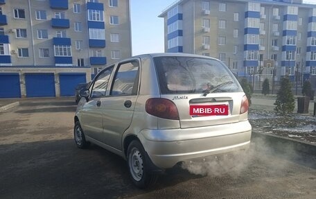 Daewoo Matiz I, 2008 год, 275 000 рублей, 9 фотография