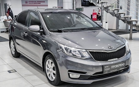 KIA Rio III рестайлинг, 2016 год, 856 000 рублей, 3 фотография