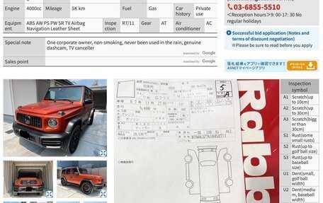 Mercedes-Benz G-Класс AMG, 2022 год, 15 765 943 рублей, 9 фотография