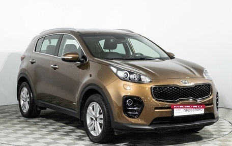 KIA Sportage IV рестайлинг, 2017 год, 1 980 898 рублей, 3 фотография