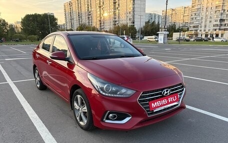 Hyundai Solaris II рестайлинг, 2017 год, 1 100 000 рублей, 2 фотография