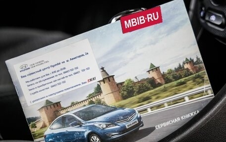 Hyundai Solaris II рестайлинг, 2015 год, 1 088 000 рублей, 36 фотография