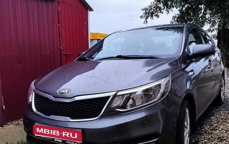 KIA Rio III рестайлинг, 2015 год, 1 фотография