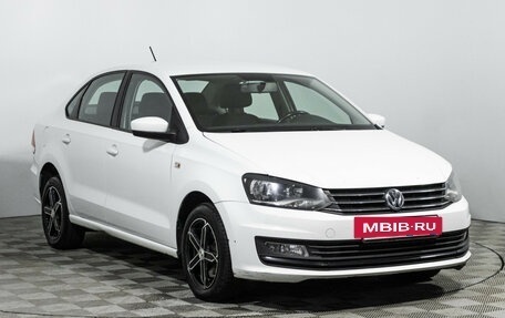 Volkswagen Polo VI (EU Market), 2017 год, 1 149 898 рублей, 3 фотография