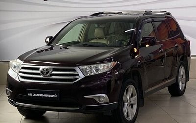 Toyota Highlander III, 2013 год, 2 199 000 рублей, 1 фотография
