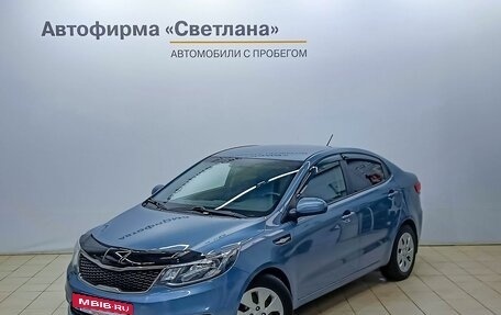 KIA Rio III рестайлинг, 2015 год, 999 000 рублей, 2 фотография